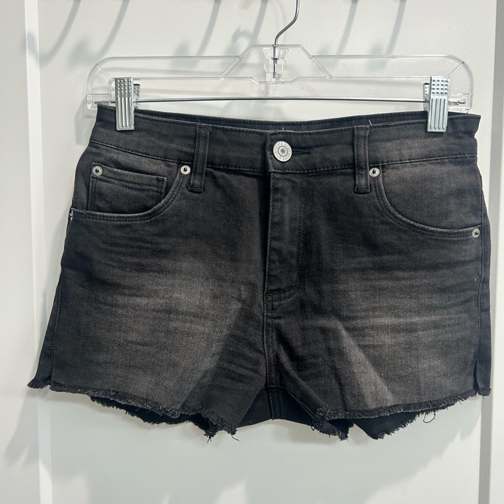 STS Blue Women's Faded Black Jean High Rise Aubrey Shorts